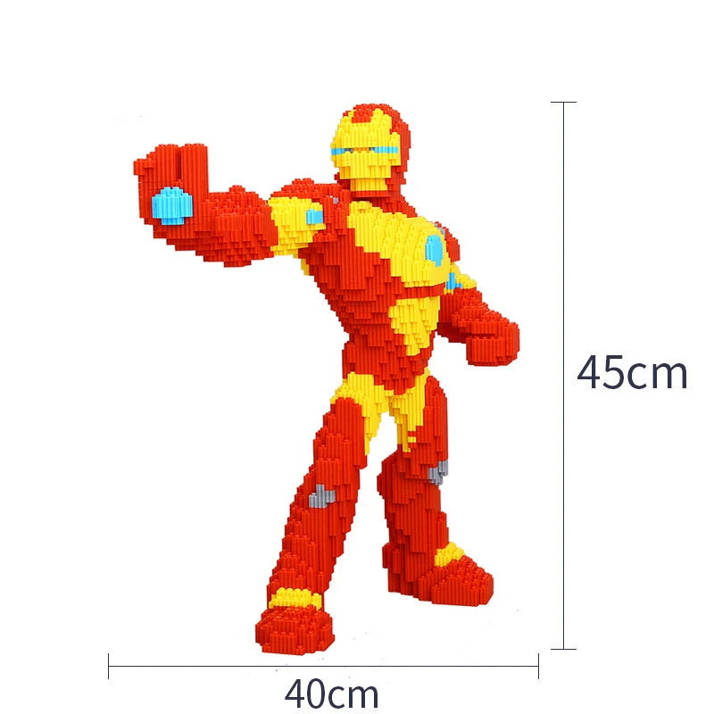 Disney Superhero Diamond Building Blocks Captain America Iron Man Hulk Connection Magic Bricks Figure Toy For Christmas Gifts