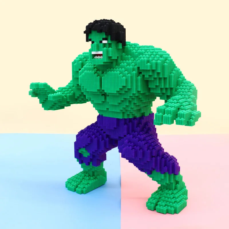 Disney Superhero Diamond Building Blocks Captain America Iron Man Hulk Connection Magic Bricks Figure Toy For Christmas Gifts