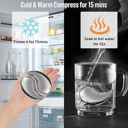 Cooling Steel Eye Pads