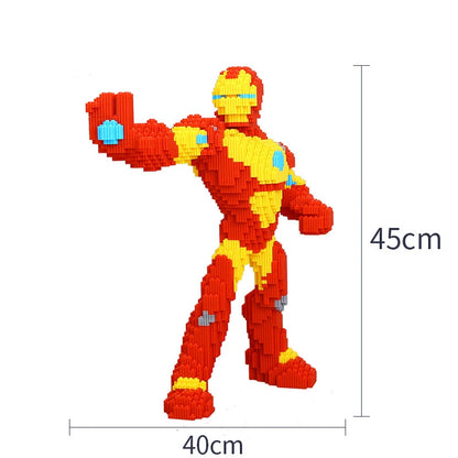 Disney Superhero Diamond Building Blocks Captain America Iron Man Hulk Connection Magic Bricks Figure Toy For Christmas Gifts