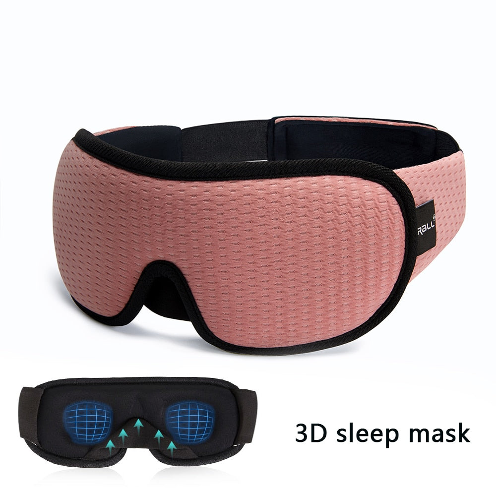 New Brand 3D Sleeping Mask Block Out Light Sleep Mask For Eyes Slaapmasker Eye Shade Blindfold Sleeping Aid Face Mask Eyepatch